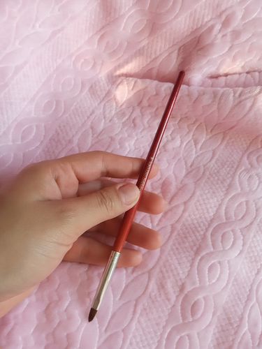 Customer photo review of Pincel para Acrílico #4 Kolinsky Classic Stroke MC Nails