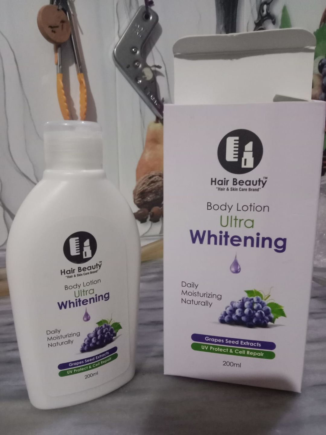 Customer photo review of Ultra Whitening Body Lotion
