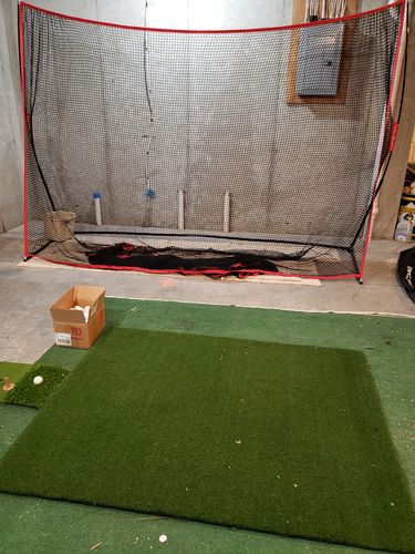 Customer photo review of Golf Net Pro 10x7 ft | Golf Hitting Net