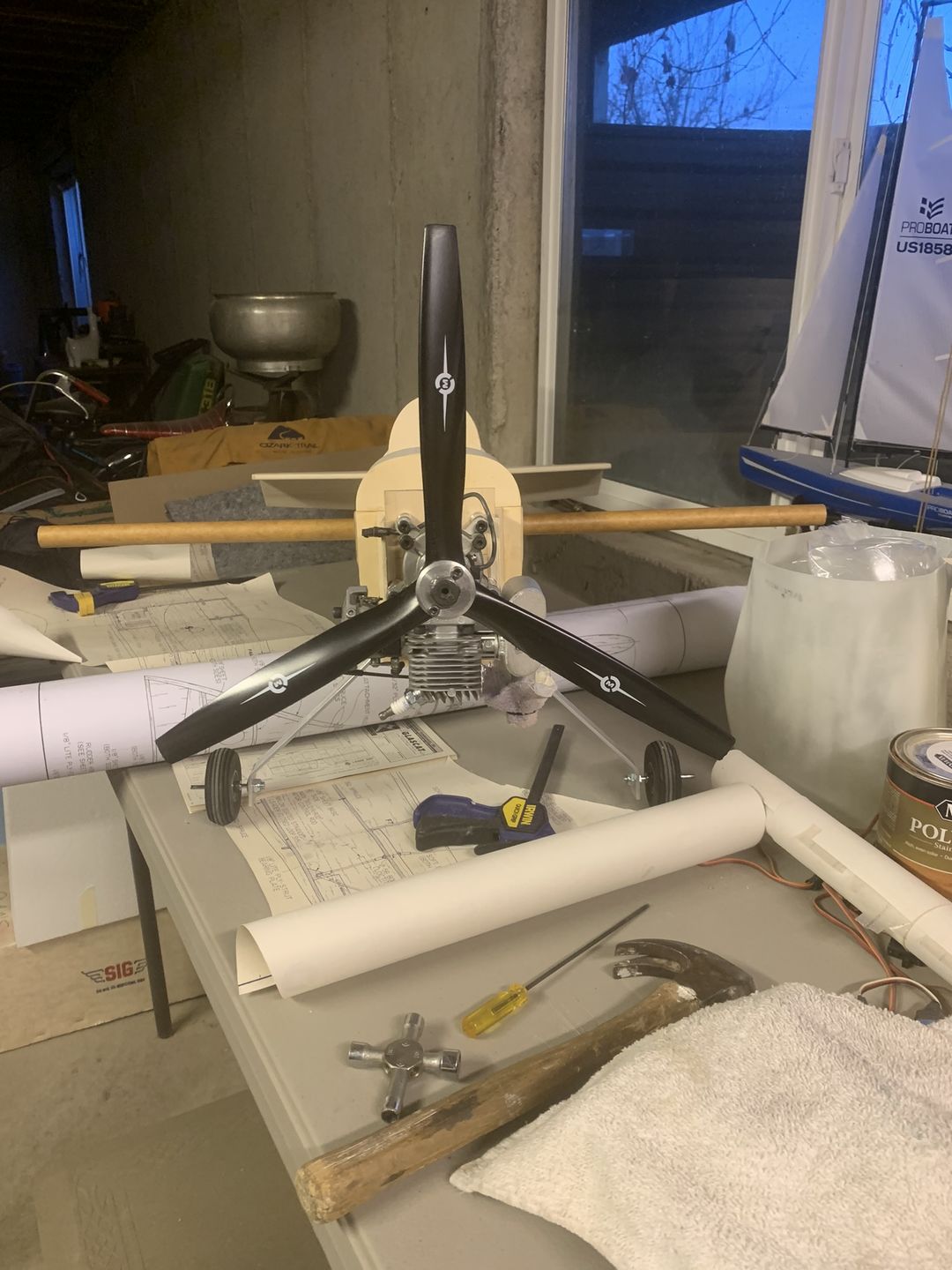 Customer photo review of 3-Blade - 16x8 Propeller