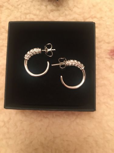 Customer photo review of Cherish Hoop Earrings