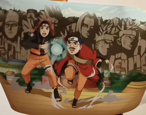 Customer photo review of Caricature dessinée à la main: Portrait Naruto