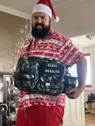 Customer photo review of Tacpac 'Recon 2.0' Digital Camo Nappy Bag Set