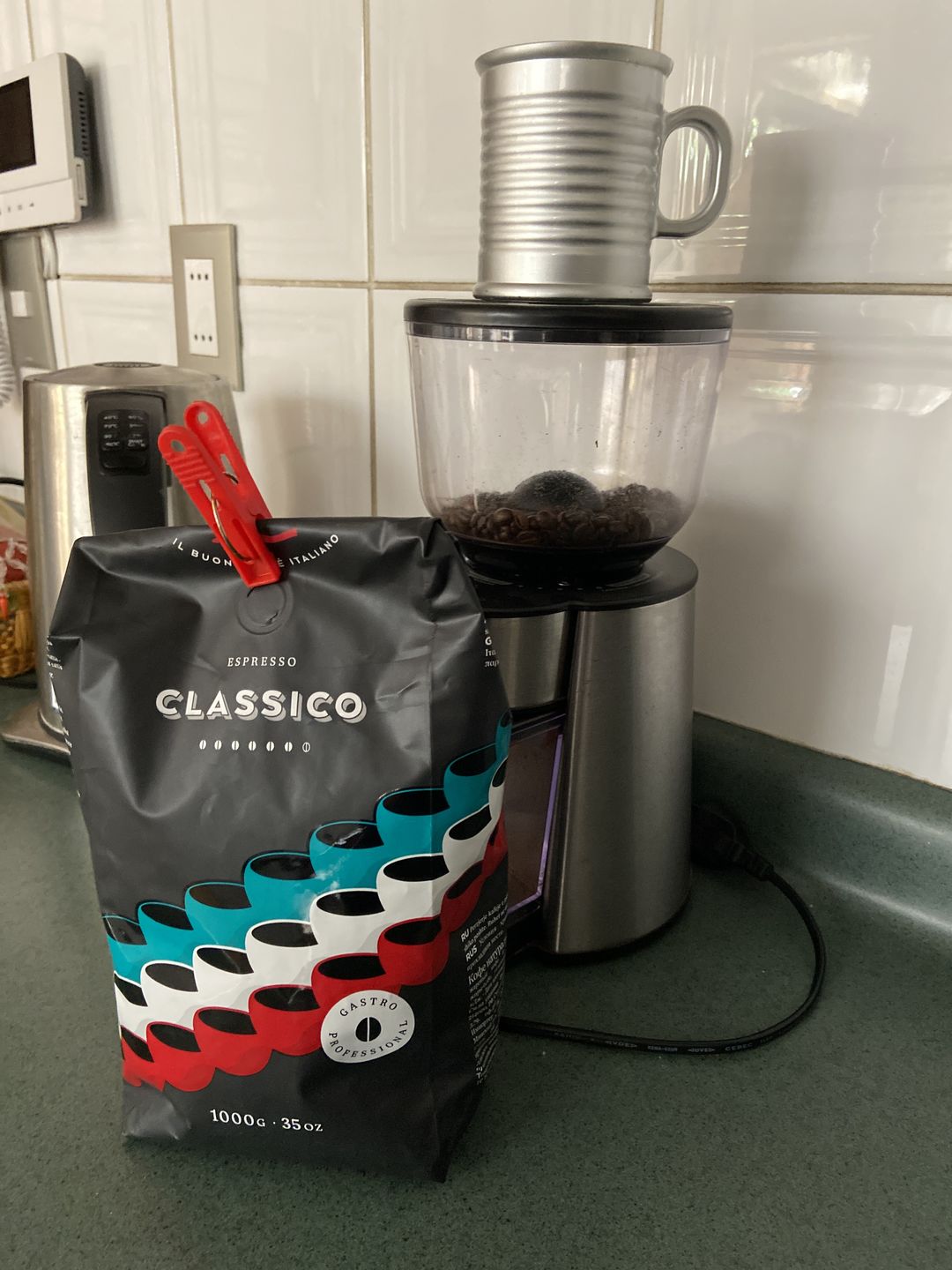 Customer photo review of Occaffe Grano Espresso Classico Professional 1kg