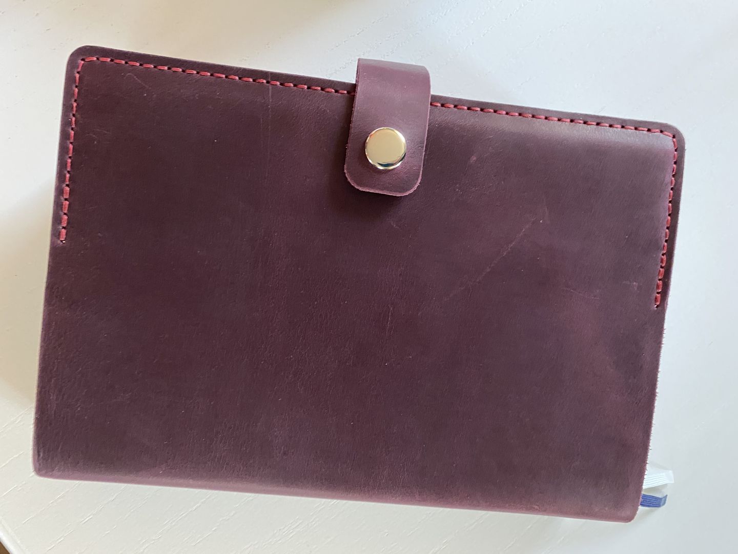 Customer photo review of Bibelhülle "Basic+" · echtes Leder · Individuelle Größen · handmade Bibelhülle nach Maß · optionale Gravur