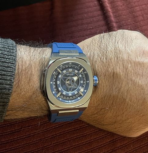 Customer photo review of M3-blue-bracelet