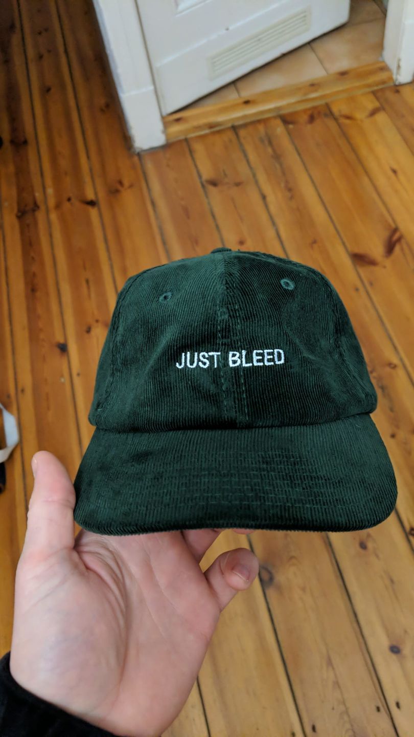 Customer photo review of Customize your own Corduroy hat