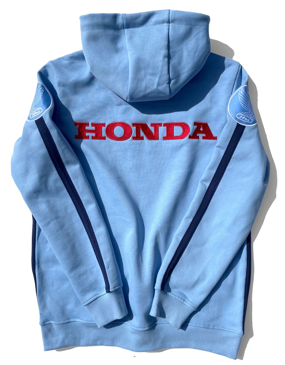 Customer photo review of Honda Racing Team Hoodie (1968) - Blue