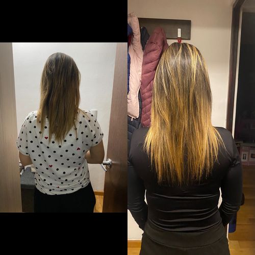 Customer photo review of Bundle 5% OFF 🔥 - HAIRtamin Fórmula Avanzada