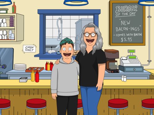 Customer photo review of Bob’s Burgers Custom Portrait