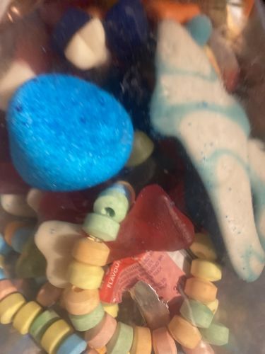 Customer photo review of Freeze Dried Peach Rings