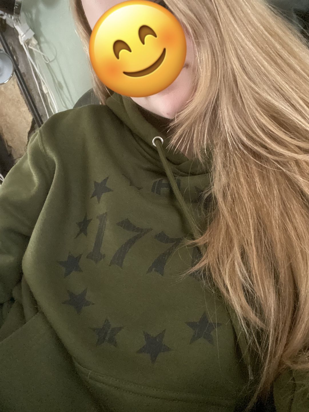 Customer photo review of 1776 Circle Stars Hoodie
