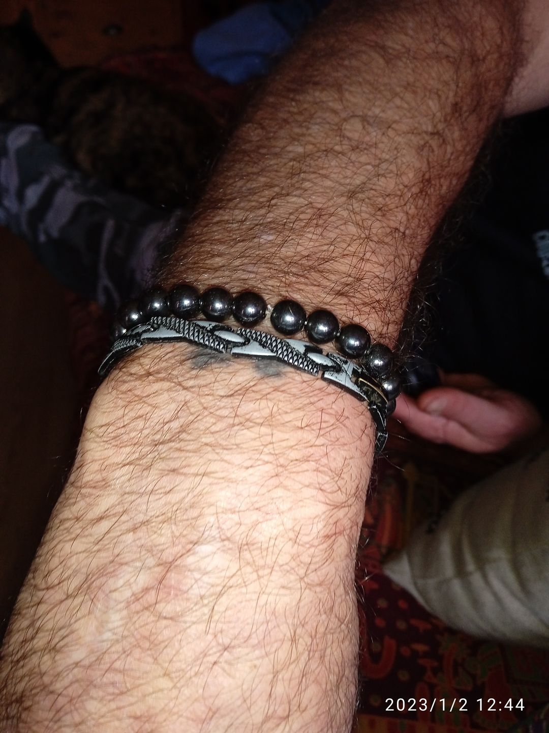 Customer photo review of Bracelet Hématite