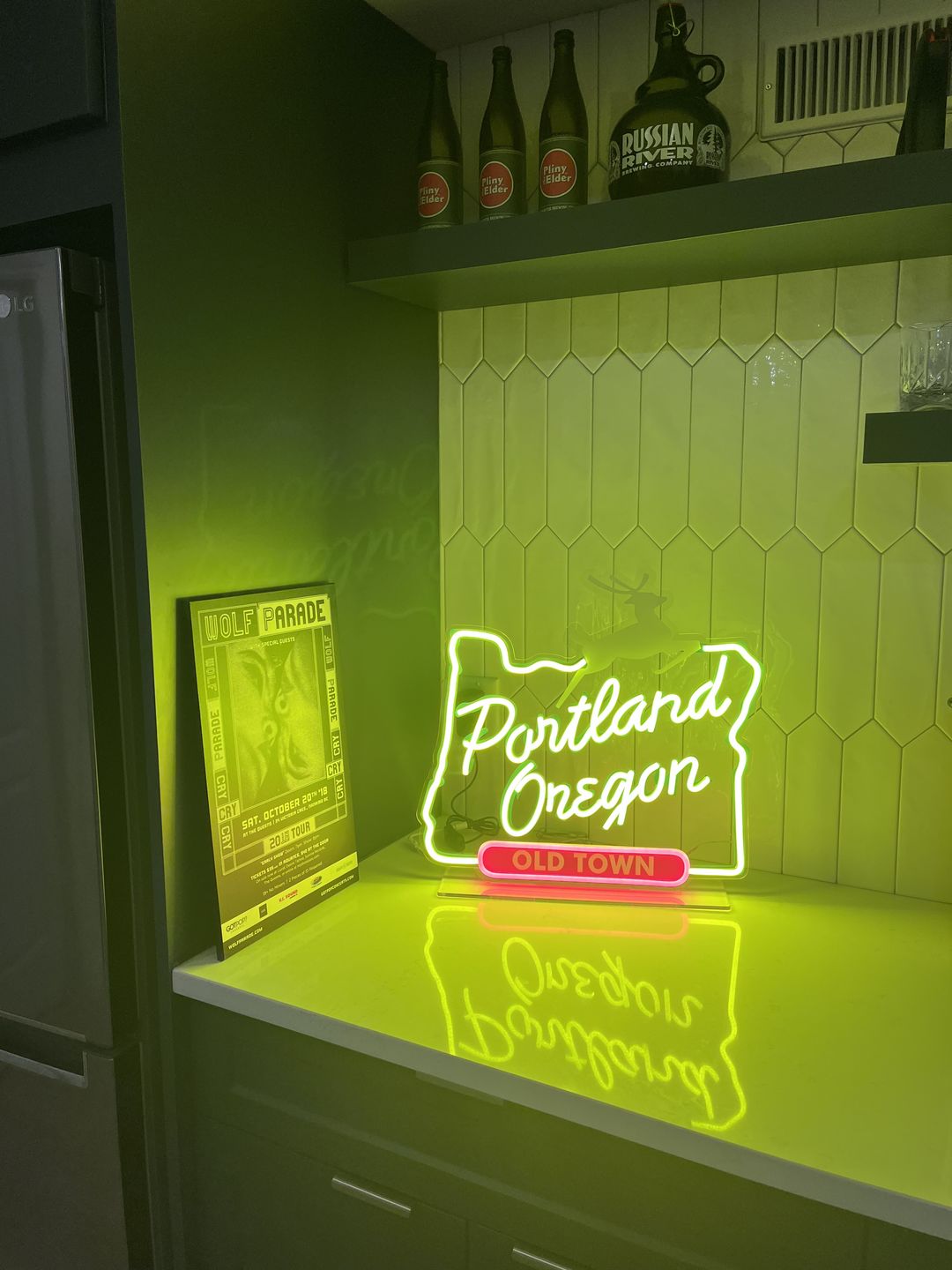 Customer photo review of LED Portland Sign