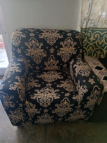 Customer photo review of Trendize Exclusive Stretchable Sofa Cover