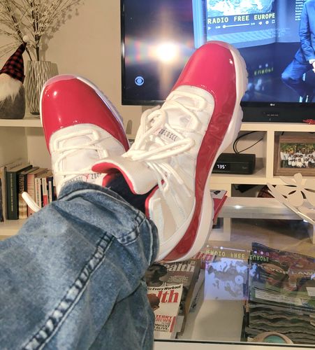 Customer photo review of Air Jordan 11 “Cherry” CT8012-116