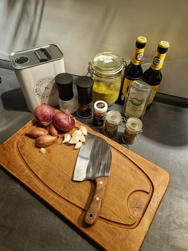 Customer photo review of Starter Set - Handgeschmiedetes Kochmesser Ergonomic