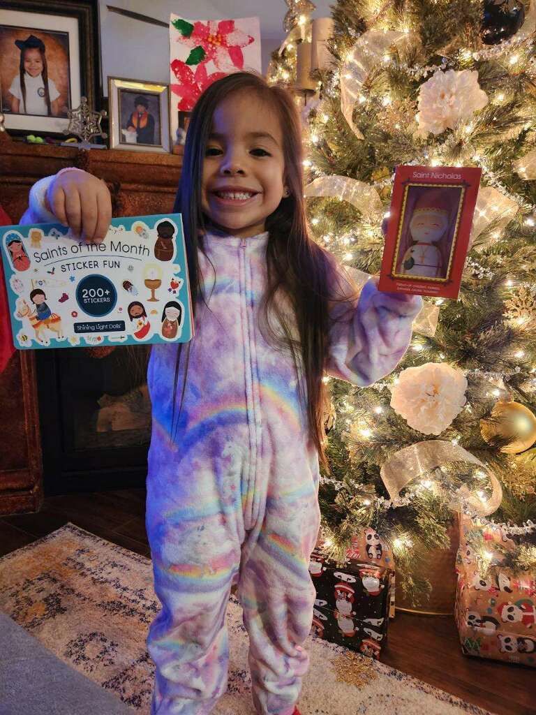 Customer photo review of Saint Nicholas Shining Light Doll