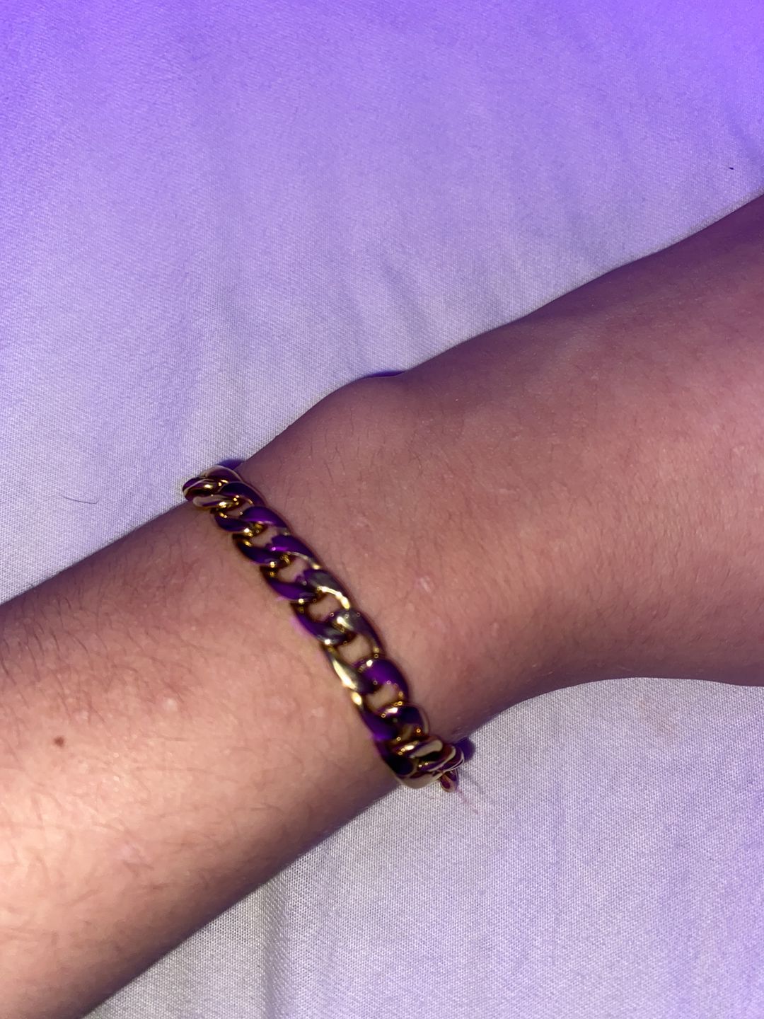 Customer photo review of Plain Armband | 18K vergoldet