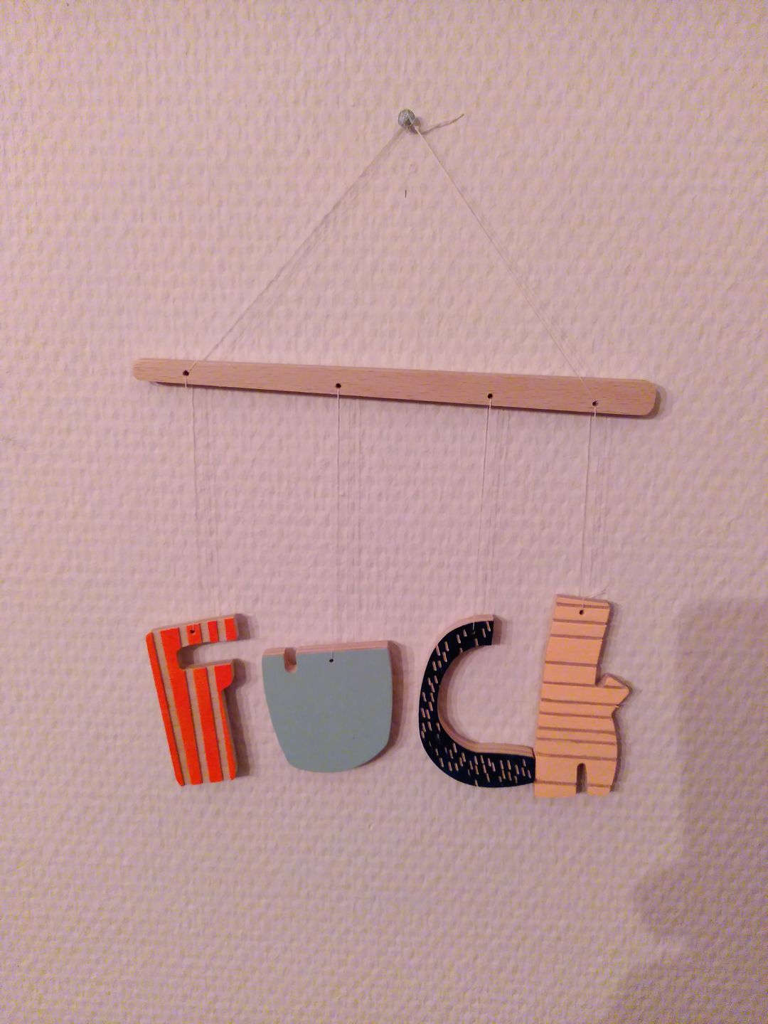 Customer photo review of DIY Fuck Mobile | zum selbst fädeln