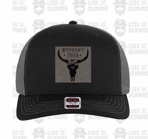 Customer photo review of [6 Pack] 112 Style Leather Patch Trucker Hats - Square Patch