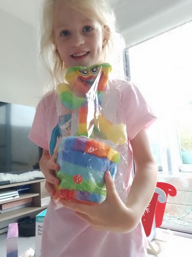 Customer photo review of Huggy Wuggy Poppy Playtime LED Dancing Toy