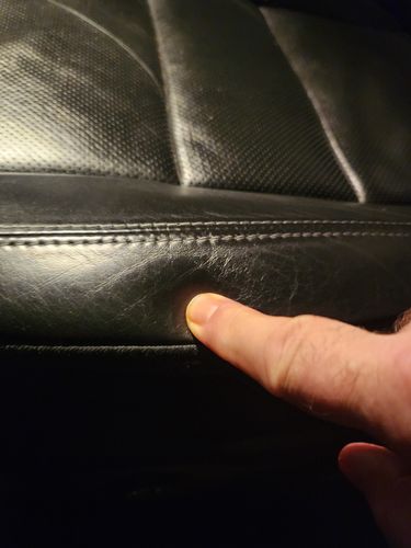Customer photo review of Clyde’s Leather Recoloring Balm