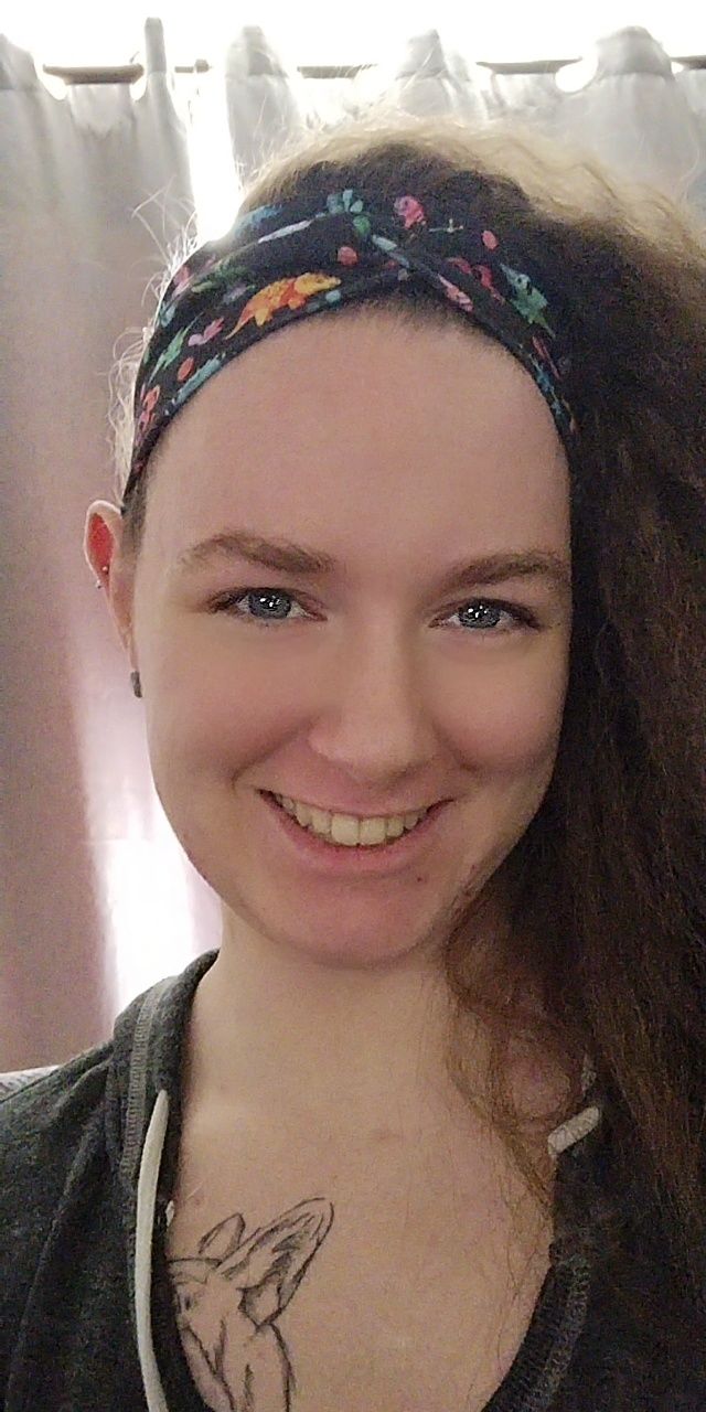 Customer photo review of Dino Headwrap