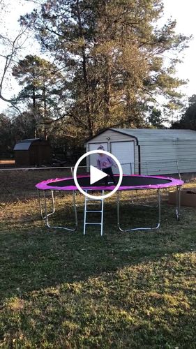 Customer video review of 1500lbs High Capacity 12FT Round Trampoline for Adults&Kids