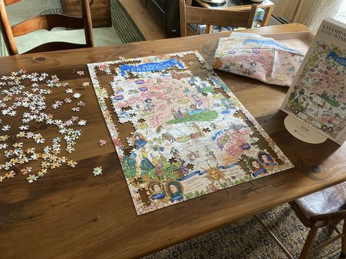 Customer photo review of Wine puzzle - Champagne