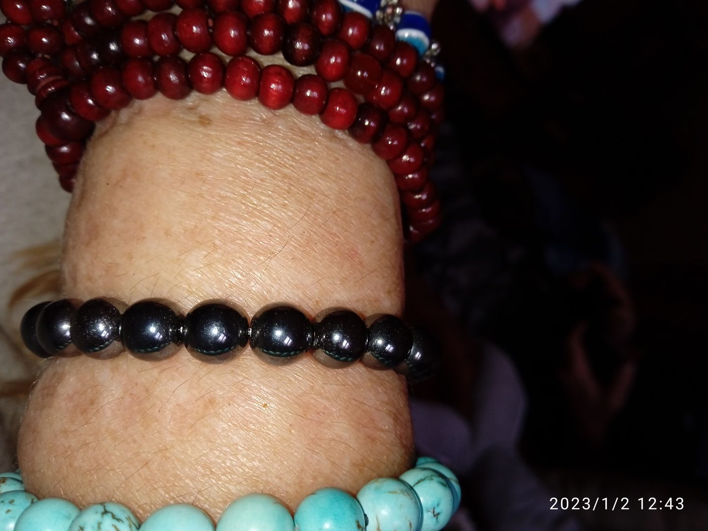 Customer photo review of Bracelet Hématite