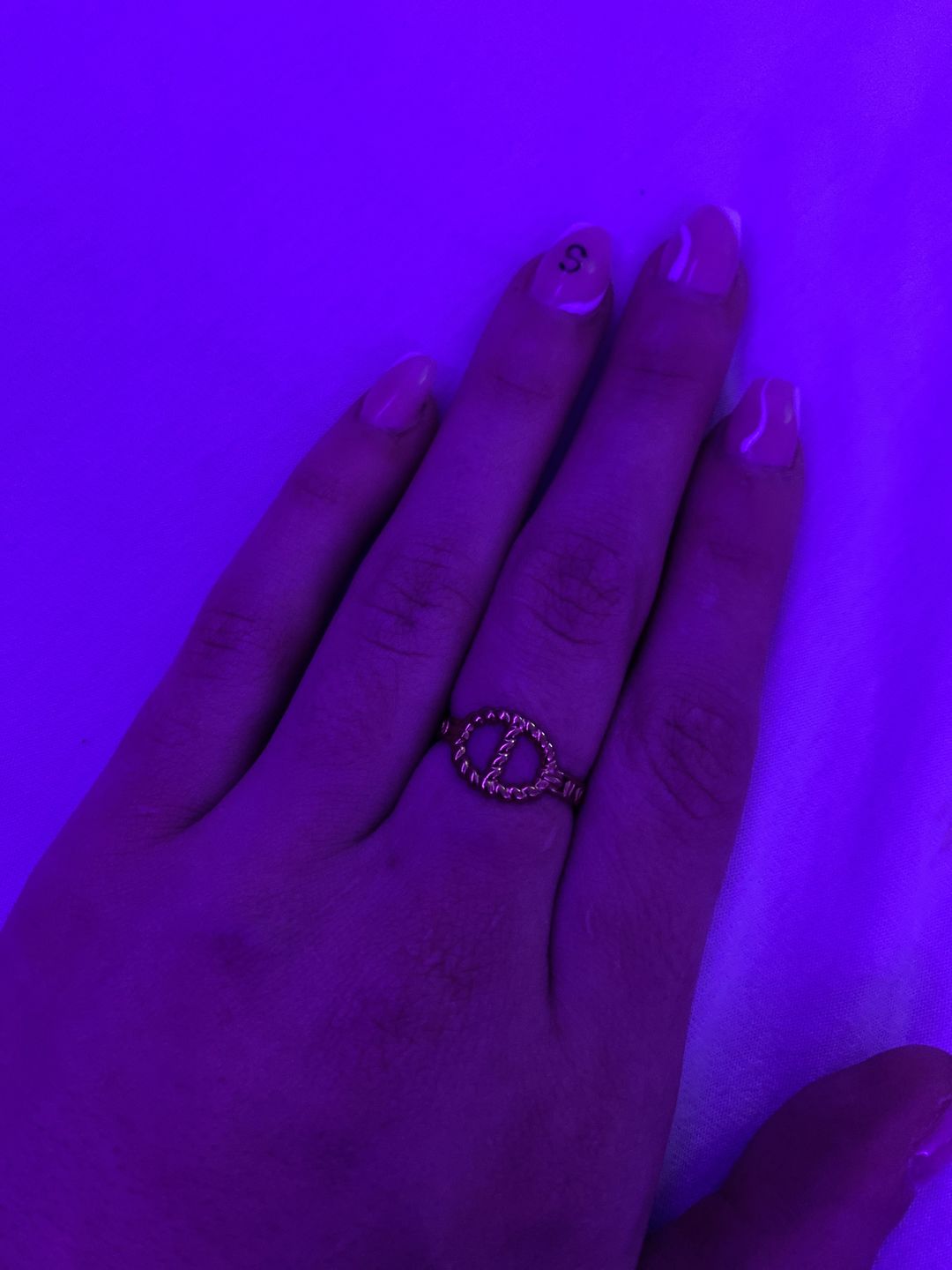 Customer photo review of Azura Ring | 18K vergoldet