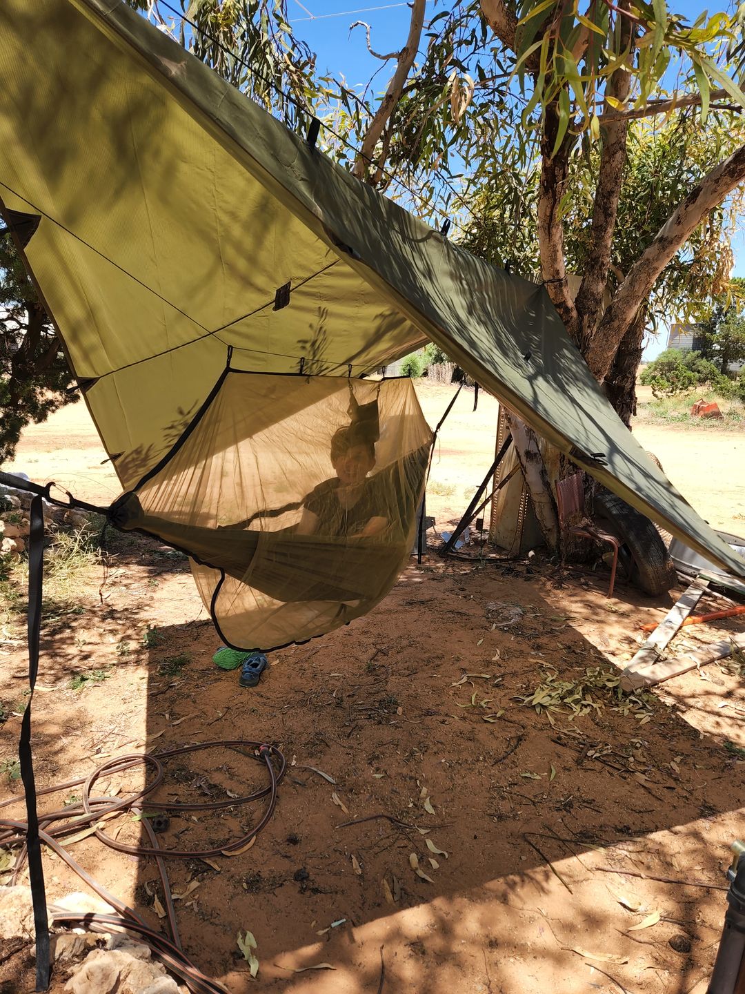Customer photo review of Ultralight Hammock Set
