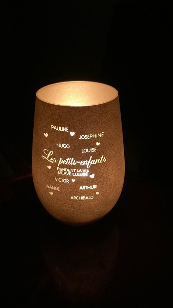 Customer photo review of Les petits-enfants - Grands-parents-Photophore