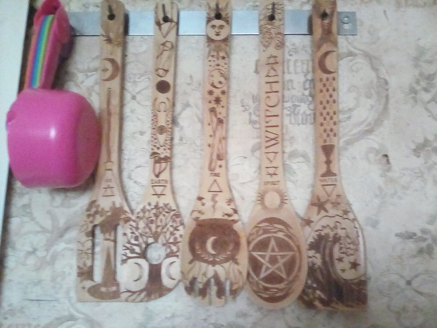Customer photo review of The 5 Elements Bamboo Large Kitchen Utensils Set