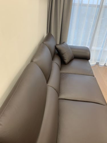 Customer photo review of BERNI - Sofa góc da tựa gật gù