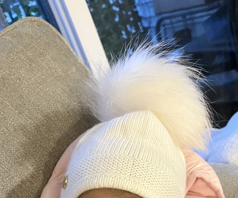Customer photo review of Cashmere Aviator Hat