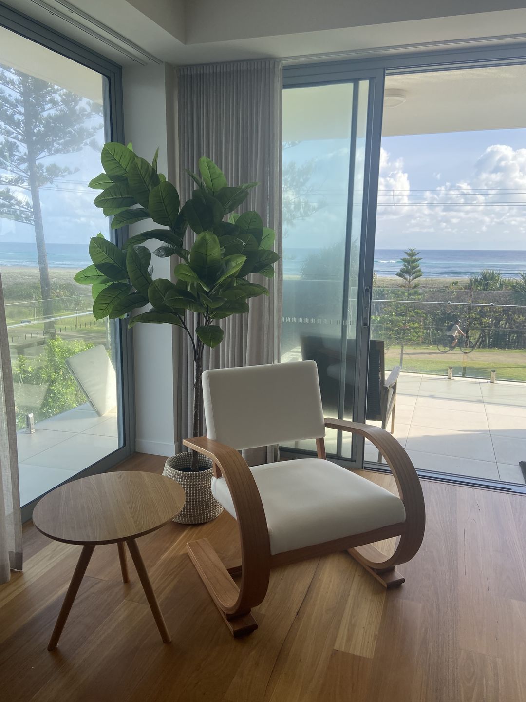 Customer photo review of French Modernist Armchair | Soft White