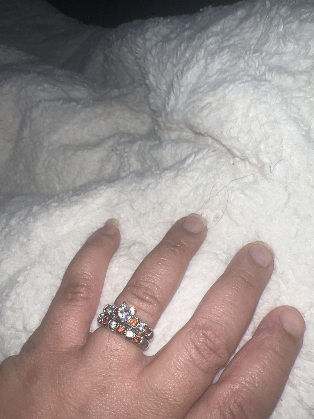 Customer photo review of 'Cupid Arrow' Rings