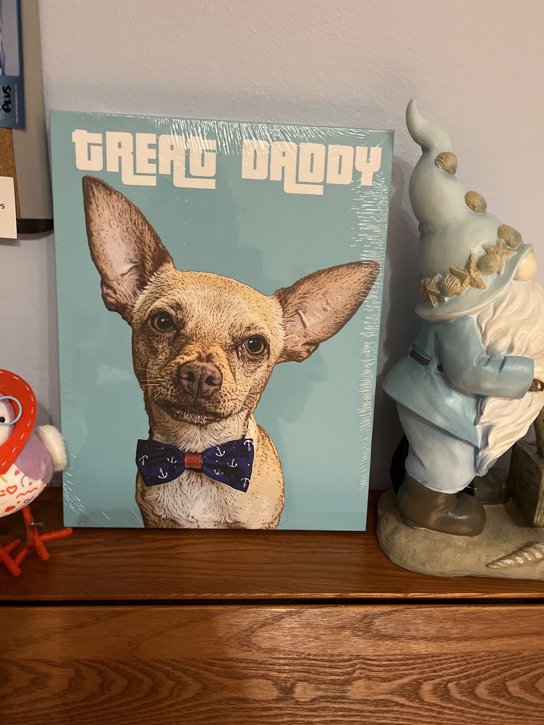 Customer photo review of Custom Pet Art Canvas Wrap