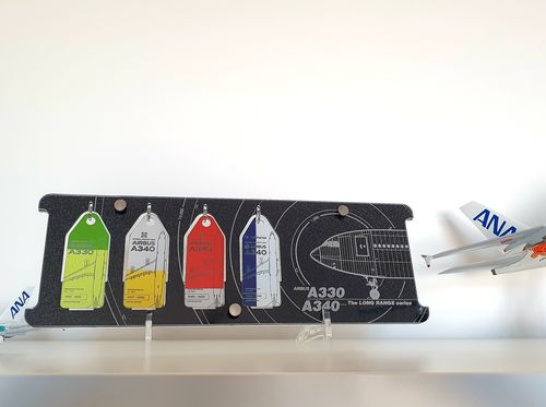 Customer photo review of ©TAGDISPLAYsystem - TDS-4 for AIRBUS A330/A340 Avtags