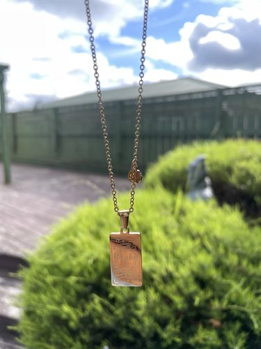 Customer photo review of The Zodiac Necklace