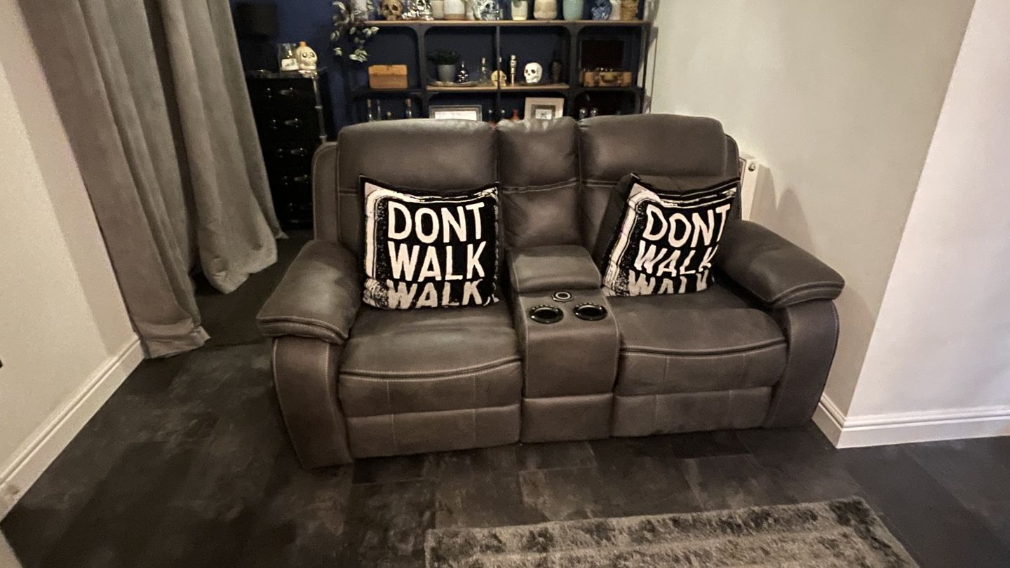 Customer photo review of 2 Seater Smart sofa Power Recliner with Console