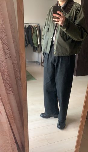 Customer photo review of 【~90's】Vintage Barbour "SPEY JACKET" 3 Crest Size.LARGE