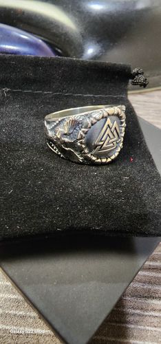 Customer photo review of BAGUE VIKING VALKNUT (ARGENT)