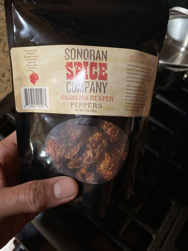 Customer photo review of Carolina Reaper Peppers