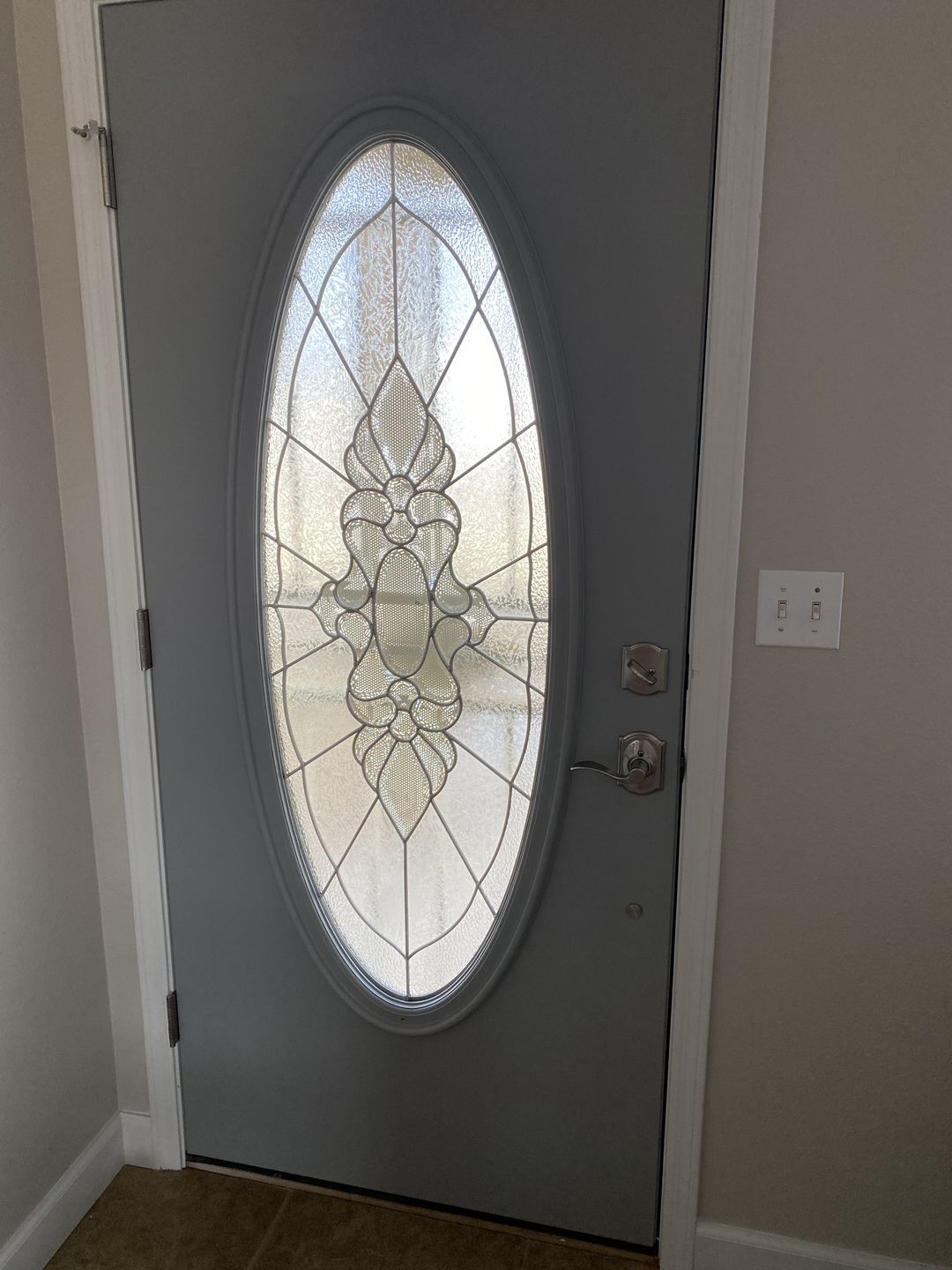 Customer photo review of Grosvenor Oval Glass and Frame Kit