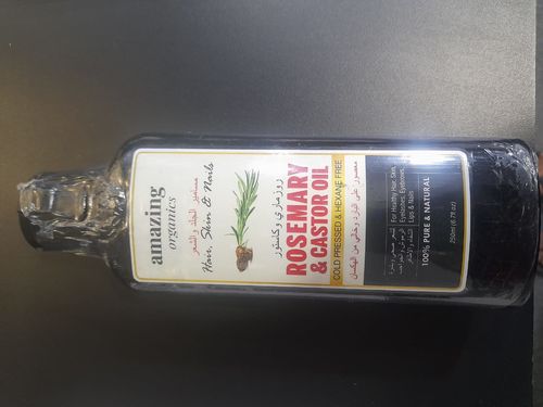Customer photo review of Rosemary & Castor Oil for Hair Growth