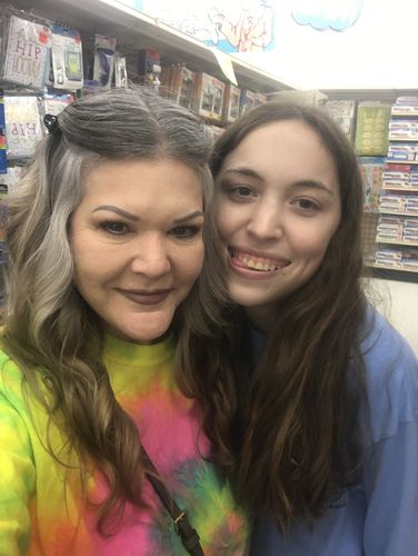 Customer photo review of Jeep - Dark Tie Dye Minty Rainbow