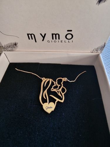 Customer photo review of Collana Mamma e Figlio